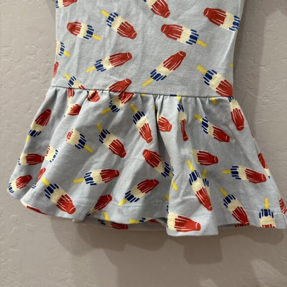 Lola & Taylor Bomb Pop Skirted Onesie Romper - Picture 4 of 7